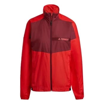 Image of adidas Terrex Multi Wind Jacket Womens - Red