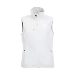 Image of Clique Womens/Ladies Plain Softshell Gilet (XXL) (White)