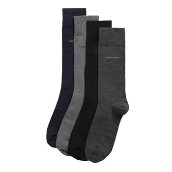 Image of Hugo Boss 4 Pack Socks Multi Colour