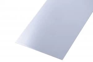Image of Wickes Metal Sheet Plain Uncoated Aluminium 120 x 1000mm x 0.8mm