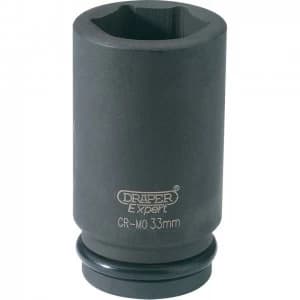 Image of Draper Expert 3/4" Drive Deep Hexagon Impact Socket Metric 3/4" 33mm