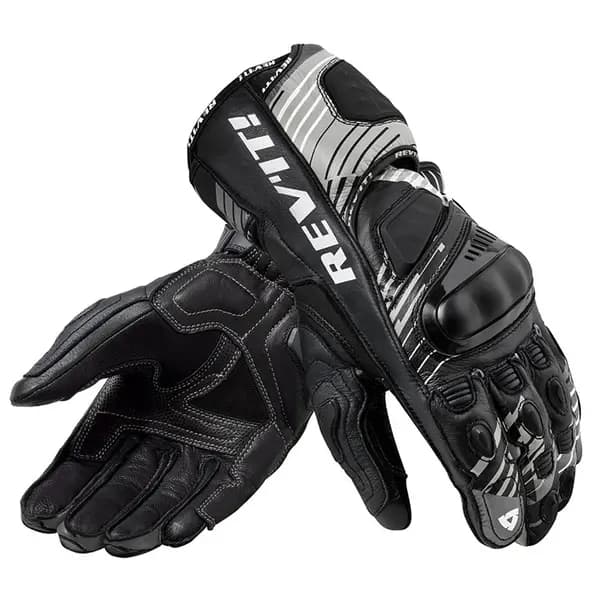 Image of REV'IT! Gloves Apex White Black Size 2XL