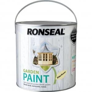 Image of Ronseal General Purpose Garden Paint Elderflower 2.5l