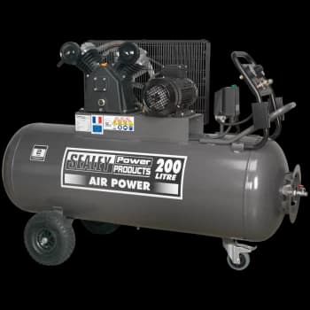 Image of Sealey SAC3203B3PH Air Compressor 200 Litre 415v