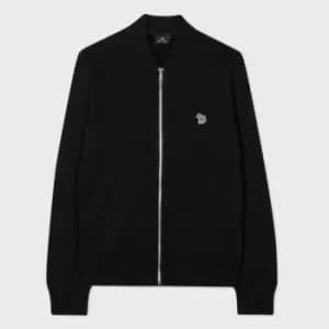 Image of Paul Smith Mens Reg Fit Zip Bomber Zebra