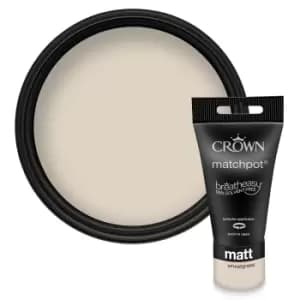 Image of Crown Breatheasy Neutrals Wheatgrass - Matt Tester Paint - 40ml Tester