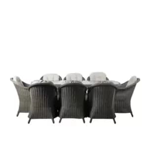 Image of Crossland Grove Louis 8 Seater Oval Dining Set