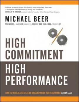Image of High Commitment High Performance by Michael Beer Hardback