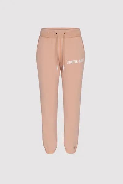 Image of Arctic Army Womens Jersey Joggers In Light Pink - M 100% Cotton Regular Fit