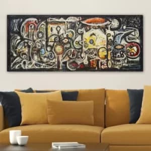 Image of YTYMDRN146_50120 Multicolor Decorative Canvas Painting