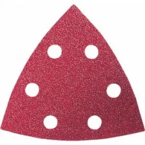 Image of Bosch Accessories 2609256957 Delta grinder blade set Punched Grit size 60, 80, 120, 180, 240 Width across corners 93mm 1 Set