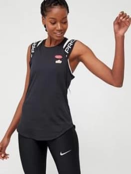 Image of Nike Training Icon Clash Tank - Black