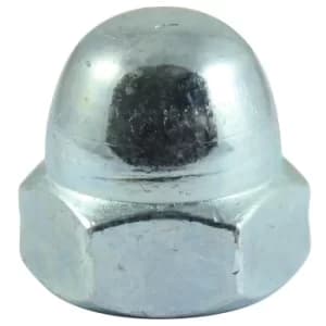 Image of Hexagon Dome Nuts Bright Zinc Plated M8 Pack of 100
