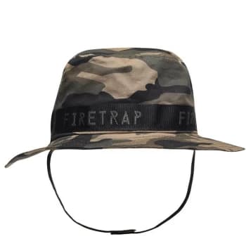 Image of Firetrap Bucket Hat Infant Boys - Camo AOP