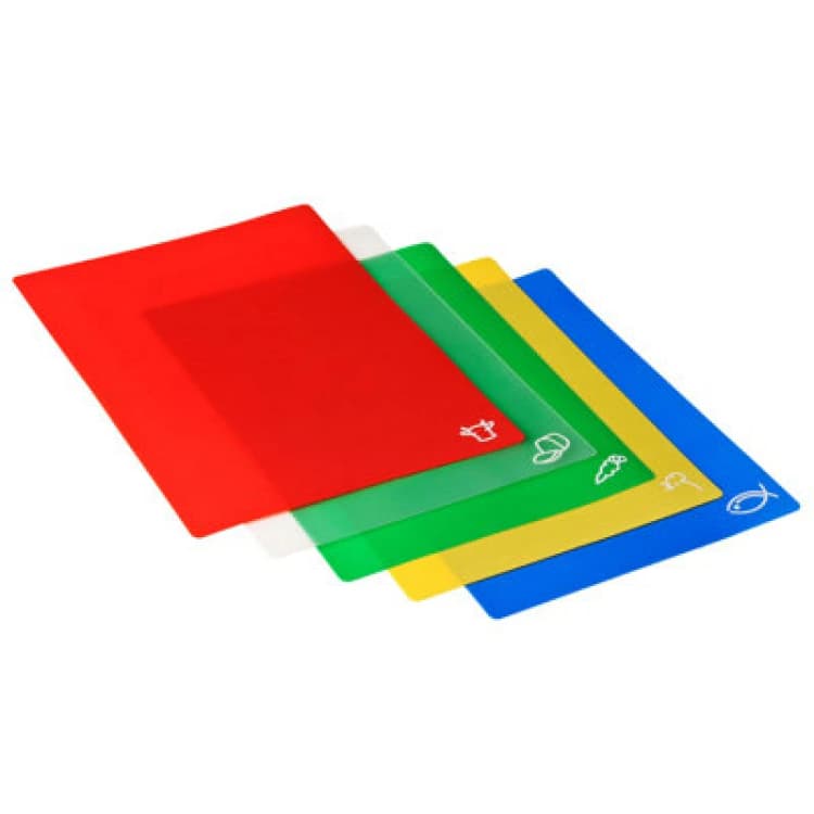Image of Premier Housewares Set of 5 Flexible Chopping Boards Multi