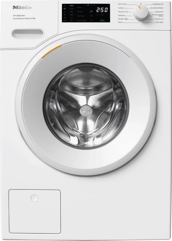 Image of Miele W1 PowerWash WSD383 WCS 9KG WiFi Connected Washing Machine with 1400 rpm - White - A Rated