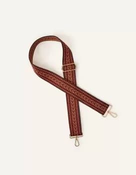 Image of Accessorize Womens Aztec Bag Strap, Size: 5x135cm