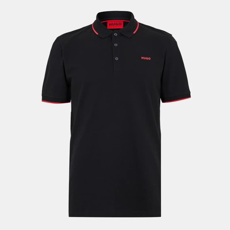 Image of Hugo Dinoso Polo Shirt Black 001 male L
