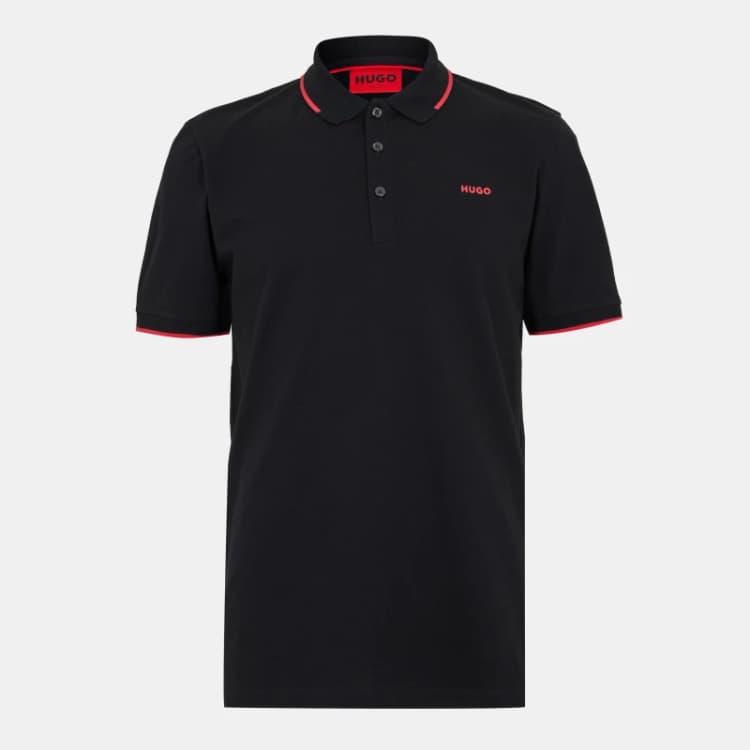 Image of Hugo Dinoso Polo Shirt Black 001 male M