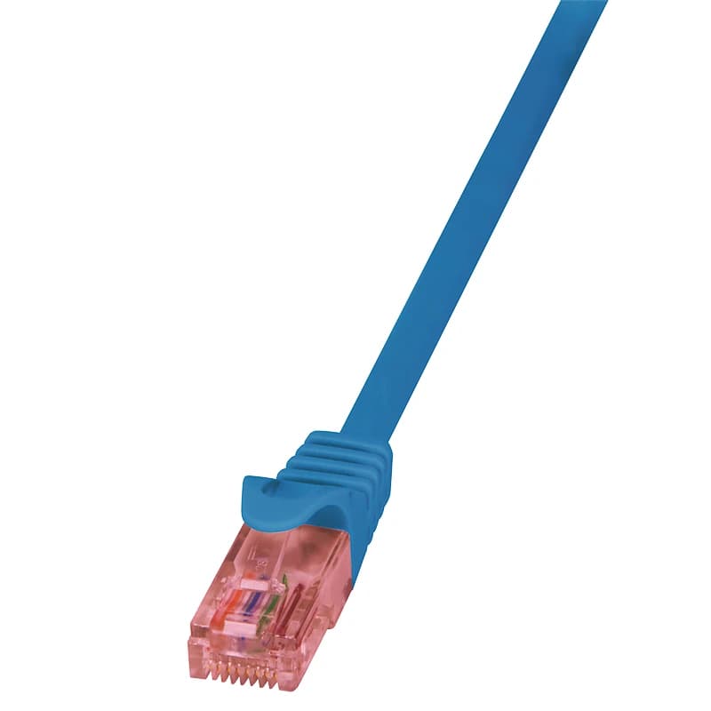 Image of LogiLink 0.5m Cat.6 U/UTP networking cable Blue Cat6 U/UTP (UTP)