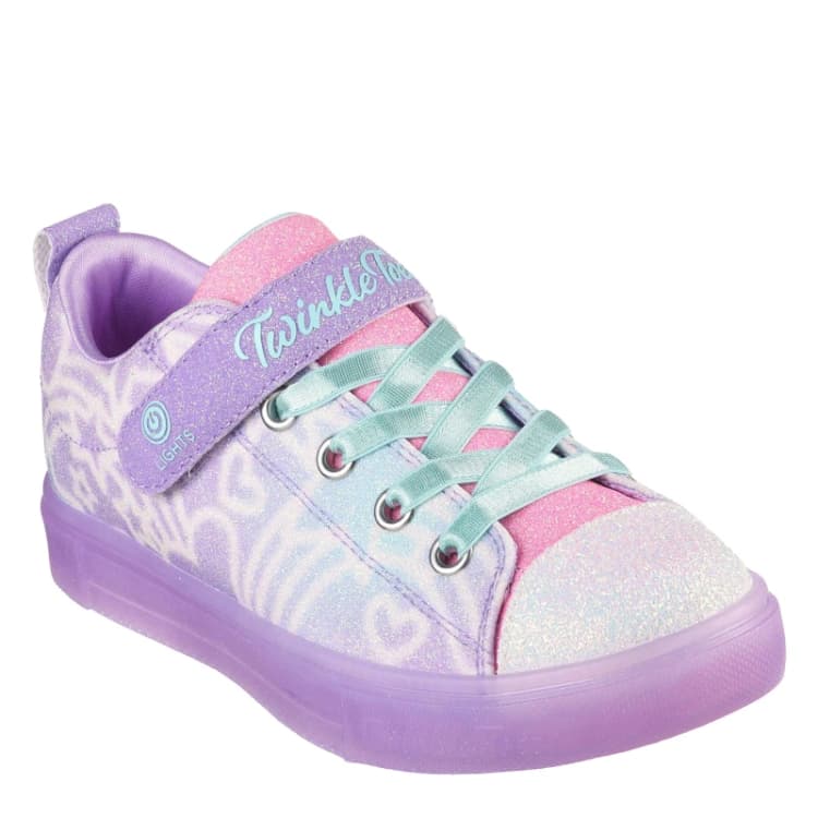 Image of Skechers Twinkle Lavender/Multi unisex C10.5(28)