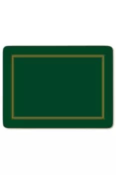 Image of Pimpernel Classic Emerald Green Placemats Set of 6
