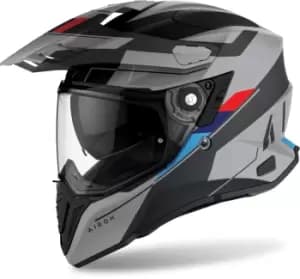 Image of Airoh Commander Skill Motocross Helmet, grey Size M grey, Size M