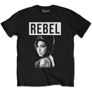 Image of Amy Winehouse - Rebel Mens XX-Large T-Shirt - Black