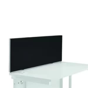 Image of Straight Desk Screen 1400mm Black KF90502
