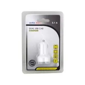 Image of Car Charger 2.1A With Two USB Ports Ref ADPUMXC-2.1A 144171