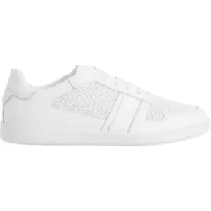 Image of Calvin Klein Low Top Lace Up Lth - White