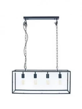 Image of Pacific Lifestyle Metal And Glass Bulb Pendant