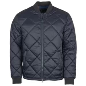 Image of Barbour Mens Umble Quilted Jacket Navy/Midnight Small