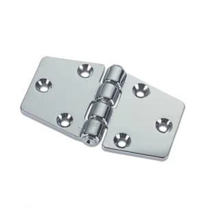 Image of Tapered Double Tail Hinges in Brass or Chromium plated