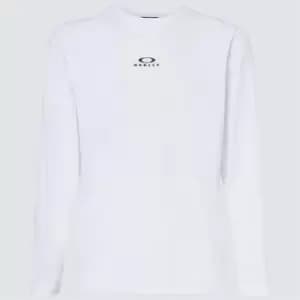 Image of Oakley Fond Long Sleeve T Shirt Mens - White