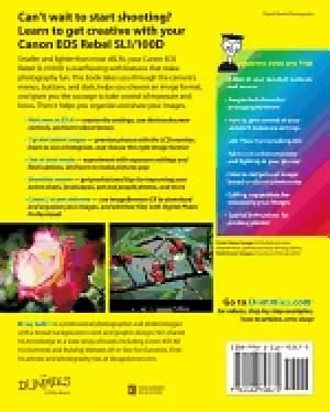 Image of canon eos rebel sl1100d for dummies