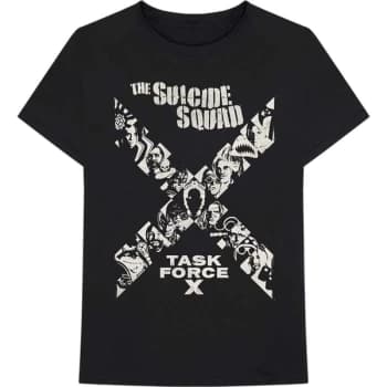 Image of The Suicide Squad - X Cross Unisex Large T-Shirt - Black