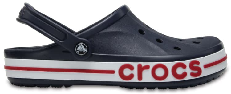 Image of Crocs Unisex Bayaband Clogs Navy / Pepper W4/M3