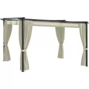 Image of Vidaxl - Gazebo 4x3 m Cream Cream