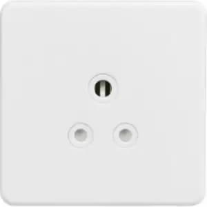 Image of MLA Knightsbridge 5A Unswitched Round Socket Matt White - SF5AMW