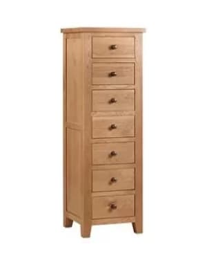 Image of Julian Bowen Marlborough Ready Assembled 7 Drawer Chest