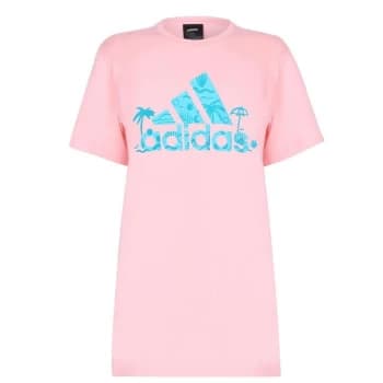 Image of adidas Graphic Logo T-Shirt Mens - Pink
