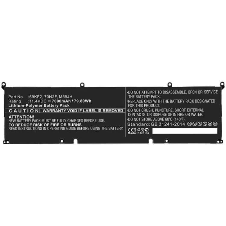 Image of CoreParts Lpop ery for Dell 69Wh