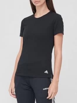 Image of adidas Designed 2 Move Prime T-Shirt - Black, Size 2XL, Women