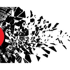 Image of ohpopsi Smashed Vinyl Wall Mural Black 19.6m XL