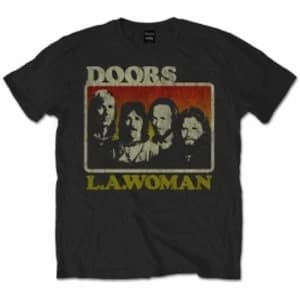 Image of The Doors LA Woman Mens Blk T Shirt: Large