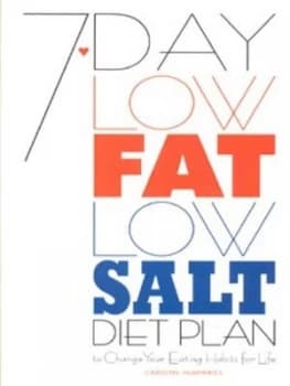 Image of 7 Day Low Fat Low Salt Diet Plan by Carolyn Humphries Book