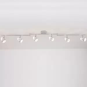 Image of Led 6 Way Adjustable Bar Ceiling Spotlights Modern Lighting Adjustable Lights Warm White (3000K)