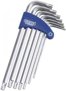 Image of Draper Ribe Hex Key Set in Plastic Holder (7 Piece) 73047