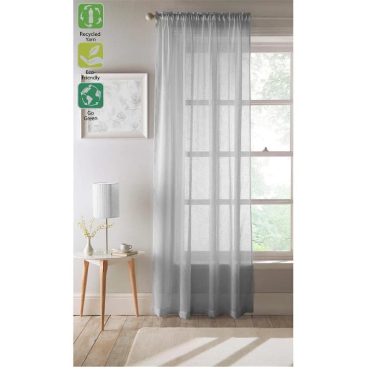 Image of Eden Recycled Voile Slot Top Blush 145X229 TD69311